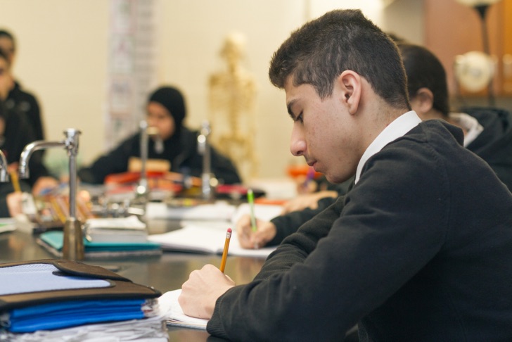 Students in classroom