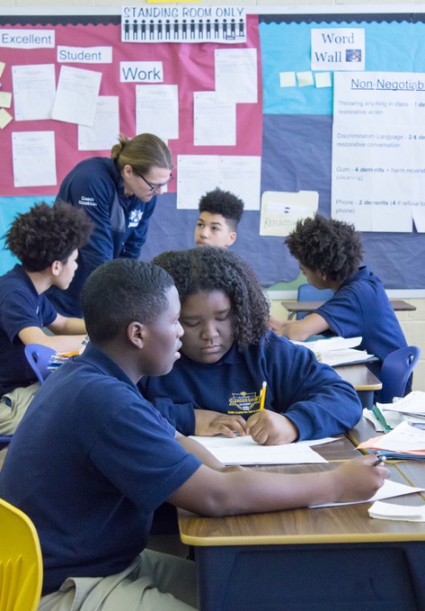 Students in classroom